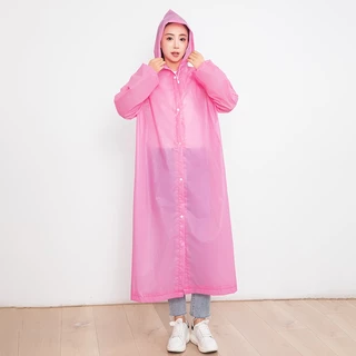 เสื้อกันฝน EVA (G10) เสื้อกันฝนแฟชั่น ชุดกันฝน Rain coats 100 กรัม คุณภาพดี พับเก็บง่าย มีฮู้ด