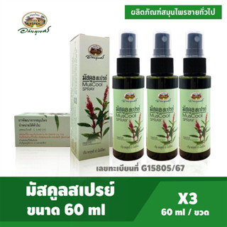 อภัยภูเบศร มัสคูลสเปรย์ ขนาด 60 ml. แพ็ค 3 ขวด (ผลิตภัณฑ์ขาย…