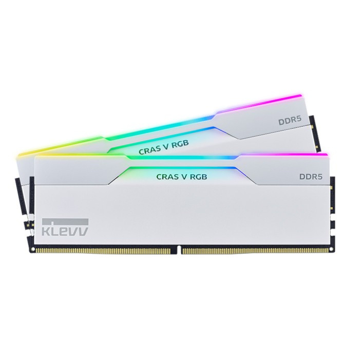 KLEVV CRAS V RGB DDR5 GAMING OC 32GB (16x2) 6400MHz WHITE