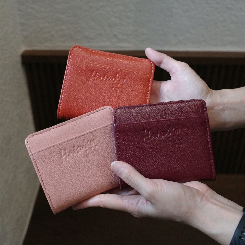 📍ใหม่ล่าสุด กระเป๋าสตางค์ใบสั้น บาง กะทัดรัด ไม่ป่อง ไม่ตุง หนังวัวแท้ Jelly Hatsukoi Leather Wallet