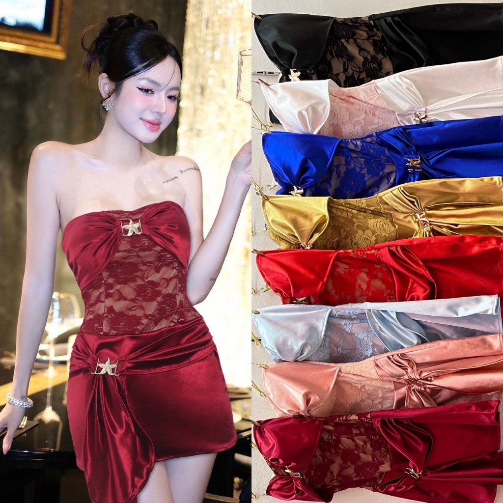 ชุดPRชุดกลางคืนชุดรัดรูป#H88