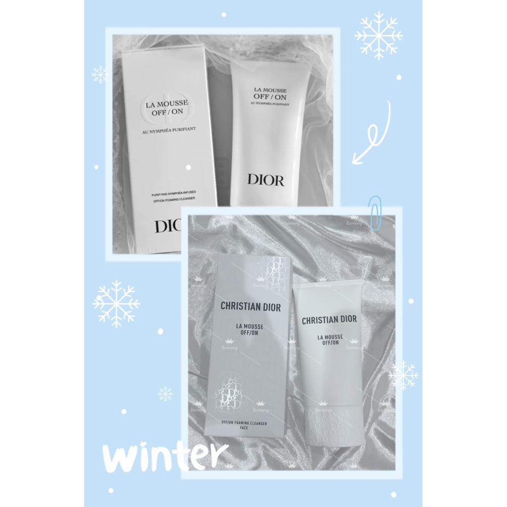 ✨โฟมล้างหน้า DIOR La Mousse Purifying OFF/ON Foaming Cleanser