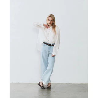 STUDIO UNKNOWN - Chloe Boho Shirt เสื้อเชิ้ตแขนยาวตีเกล็ดลำตัว