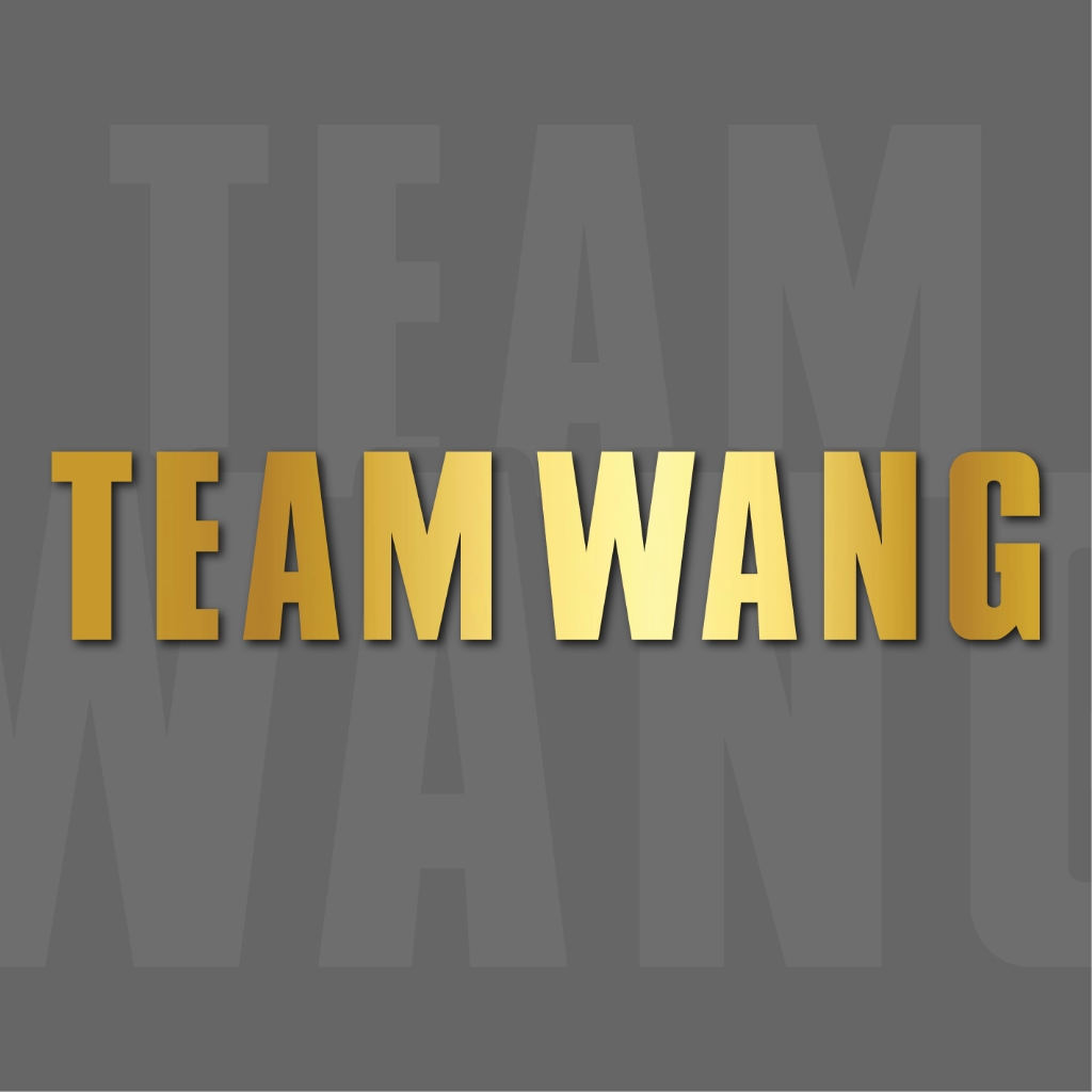 ทีมหวัง สติ๊กเกอร์ "TEAM WANG"สติ๊กเกอร์สะท้อนแสง ทนแดด ทนฝน ทนน้ำ (งานไดคัท)