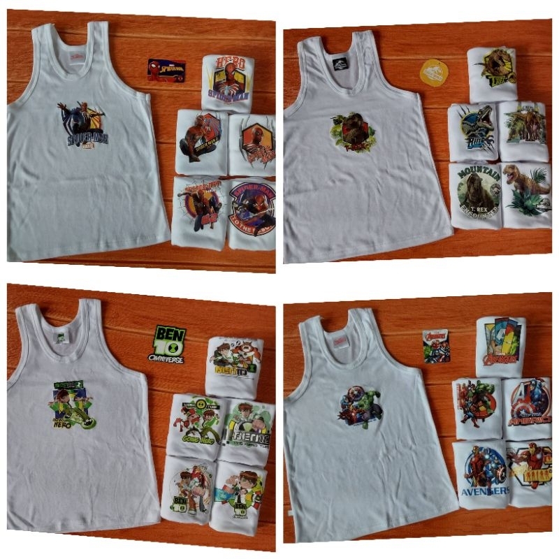 เสื้อกล้ามซับในเด็ก ลายฮีโร่