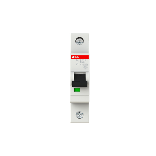 ABB S201M-C40 เซอร์กิตเบรกเกอร์ MCB 40Amp 1Pole