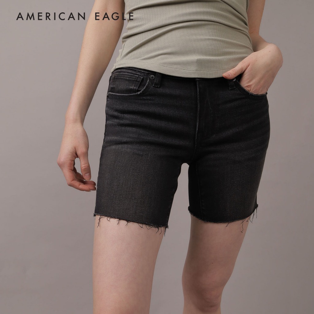 American Eagle Next Level Low-Rise Skinny Bermuda Denim Short กางเกง ยีนส์ ผู้หญิง ขาสั้น (EWSS 033-7905-167)