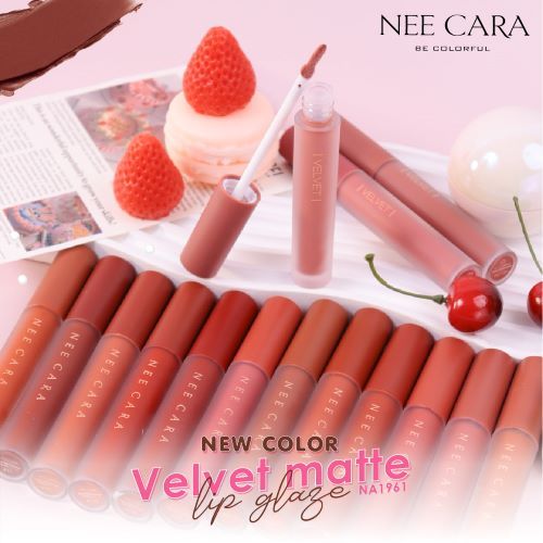 NA1961 Nee Cara Velvet Matte Lip Glaze