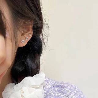ต่างหูหมุดเงินเพชร925 (1คู่) น่ารักก สวยมากก เพชรวิบวับ งานพรีเมี่ยม ตัวหมุดดูดีแข็งแรงมากก ไม่แพ้ ไม่คัน PO2.PO3Mellow
