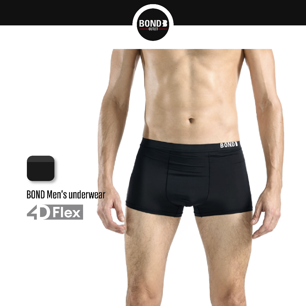 BOND Men's underwear 4D Flex กางเกงชั้นในชาย รุ่นโฟร์ดี เฟล็กซ์ กระชับ คล่องตัวทุกมิติ