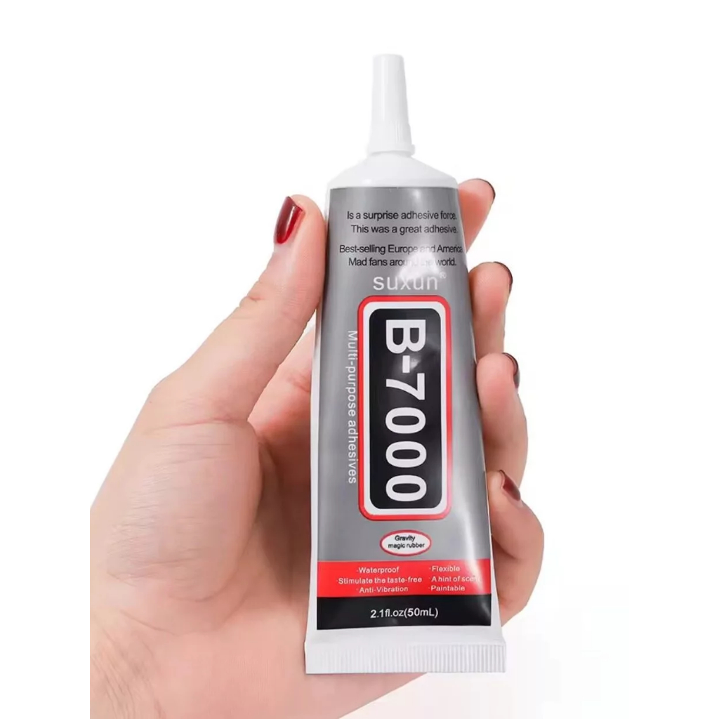 B7000 กาวพิเศษฝังเครื่องประดับโทรศัพท์มือถือหน้าจอเพชรเครื่องประดับหยกเครื่องประดับทำด้วยมือมุก DIY เข็มละเอียด 3ml 25ml