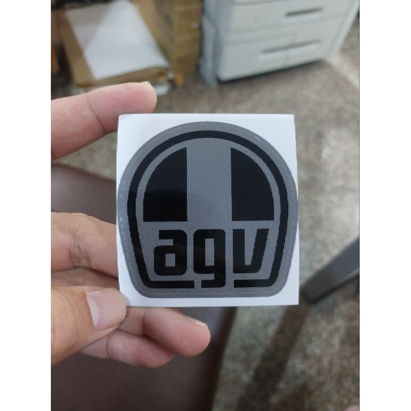 sticker AGV เทา พิเศษ ตามสั่ง