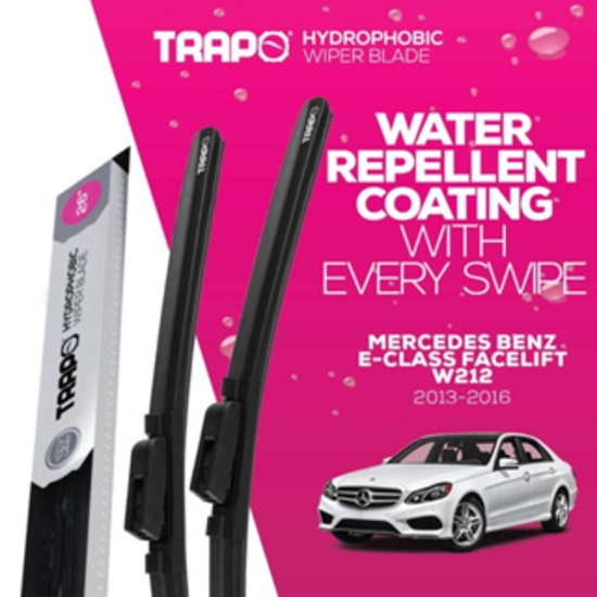 ที่ปัดน้ำฝน Trapo Hydrophobic Mercedes Benz E-Class Facelift W212 (2013-2016) 1 Set