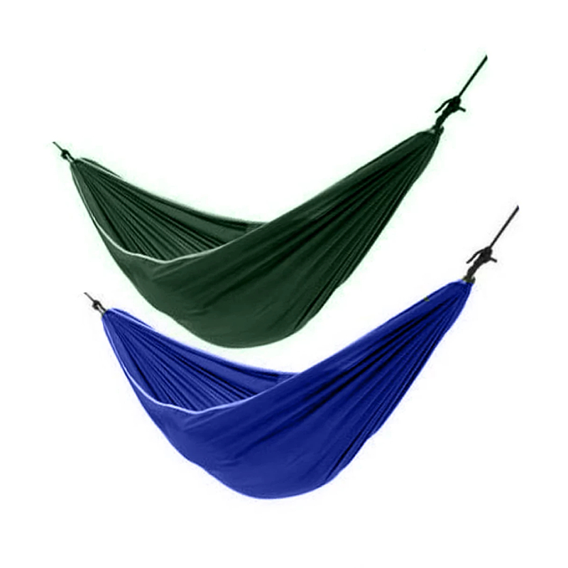 เปลผ้าร่ม หนาพิเศษ เปลทหาร เปลนอน ไซส์ XXL สีพื้น [ฟรีเชือกยาว 8 เมตร]