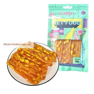 【CAT&DOG】ขนมสุนัข ขนมหมา ขนมสุนัข โปรตีนสูง ไขมันต่ำ ผลิตจากธรรมชาติ เนื้อเส้น/เนื้อหั่นเต๋า การฝึกอบรมรางวัลอาหาร