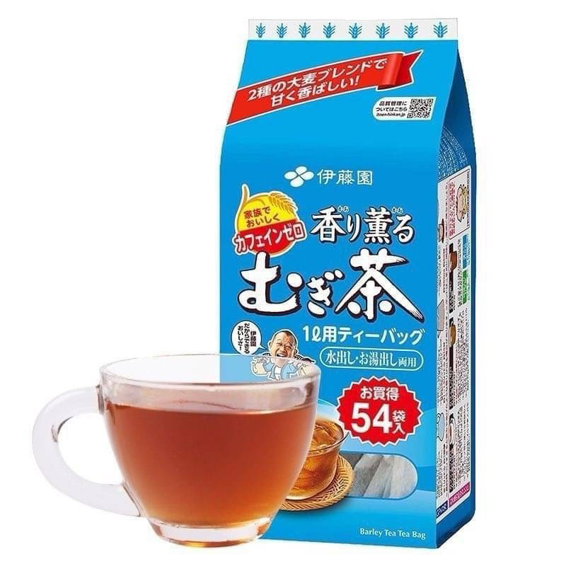 🇯🇵จากญี่ปุ่น ชาข้าวบาร์เล่ 405g. 54ซอง itoen Mugicha barley tea for hot/ cold brew