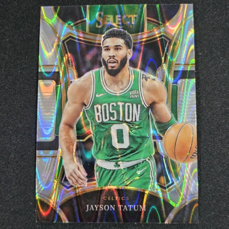 Jayson Tatum Mezzanine Tectonic Prizm 2023-24 Panini Select Basketball