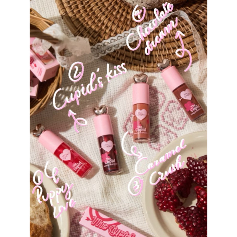 [พร้อมส่ง มีช้อปปี้ Video ]ลิปออยล์คุณโลมา The Couple's Cupid Tinted Lip Oil SPF 15 PA++ 8g