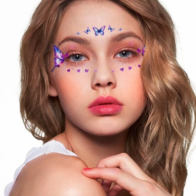 Face tattoo ลายใหม่ล่าสุด!!! ยอดฮิตสุดๆ แทททูติดหน้า ติดผิวกาย แต่งหน้าแฟนซี กันน้ำได้ ติดทน พร้อมส่งในไทย🇹🇭 thumbnail 3
