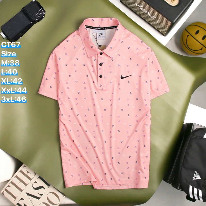 เสื้อโปโลผู้ชาย คอปกแขนสั้น เสื้อใสตีกอล์ฟ TL09