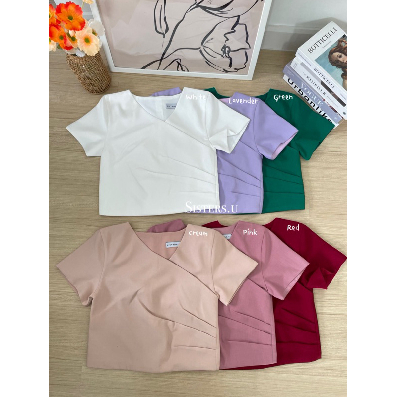 Sisters.u TOP 116 เสื้อมีแขนจับจีบ