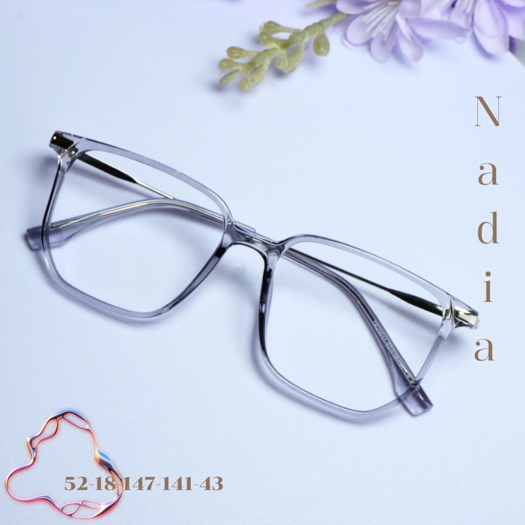 แว่นสายตายาวโปรเกรสซีฟเลนส์ รุ่น Nadia นาเดียร์ TR23011 แว่นสายตายาวโปรเกรสซีฟเลนส์ AUTO เลนส์ไร้รอยต่อ มองได้ 3 ระยะ ไก