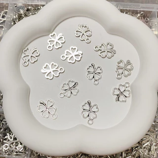จี้โลหะสีเงิน อัลลอย 1 บาท/1 ชิ้น จี้ตกแต่งสีเงิน DIY น่ารักๆ พร้อมส่ง
