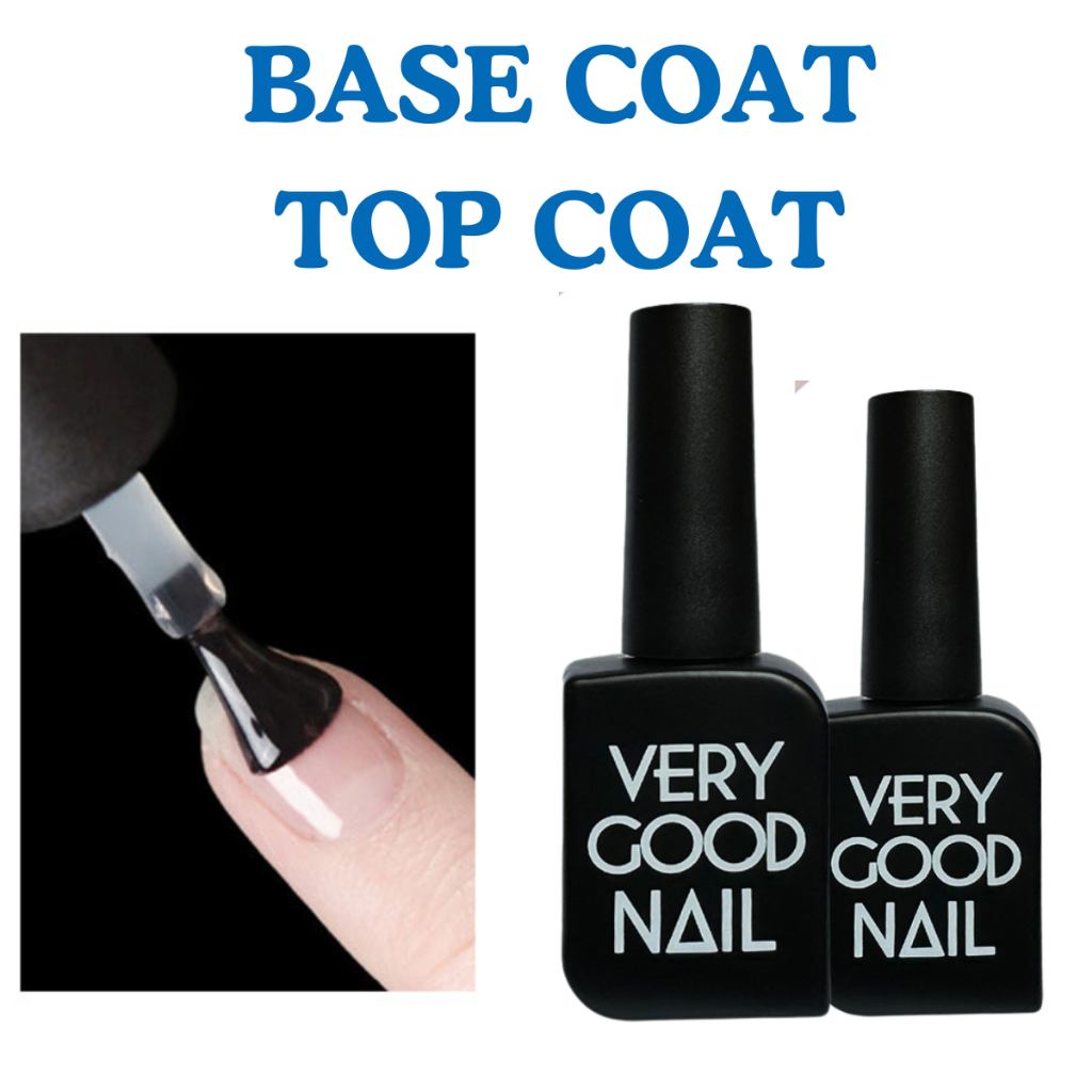 Top Coat & Base coat UV LED Gel Polish Soak Off 15ML ทาเล็บเจล สีทาเล็บเจล สีเจล ยาทาเล็บเจล