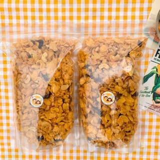 คอนเฟลกคาราเมล 500g | PWS.BAKERY ห่อใหญ่ กรอบนาน หวานพอดี