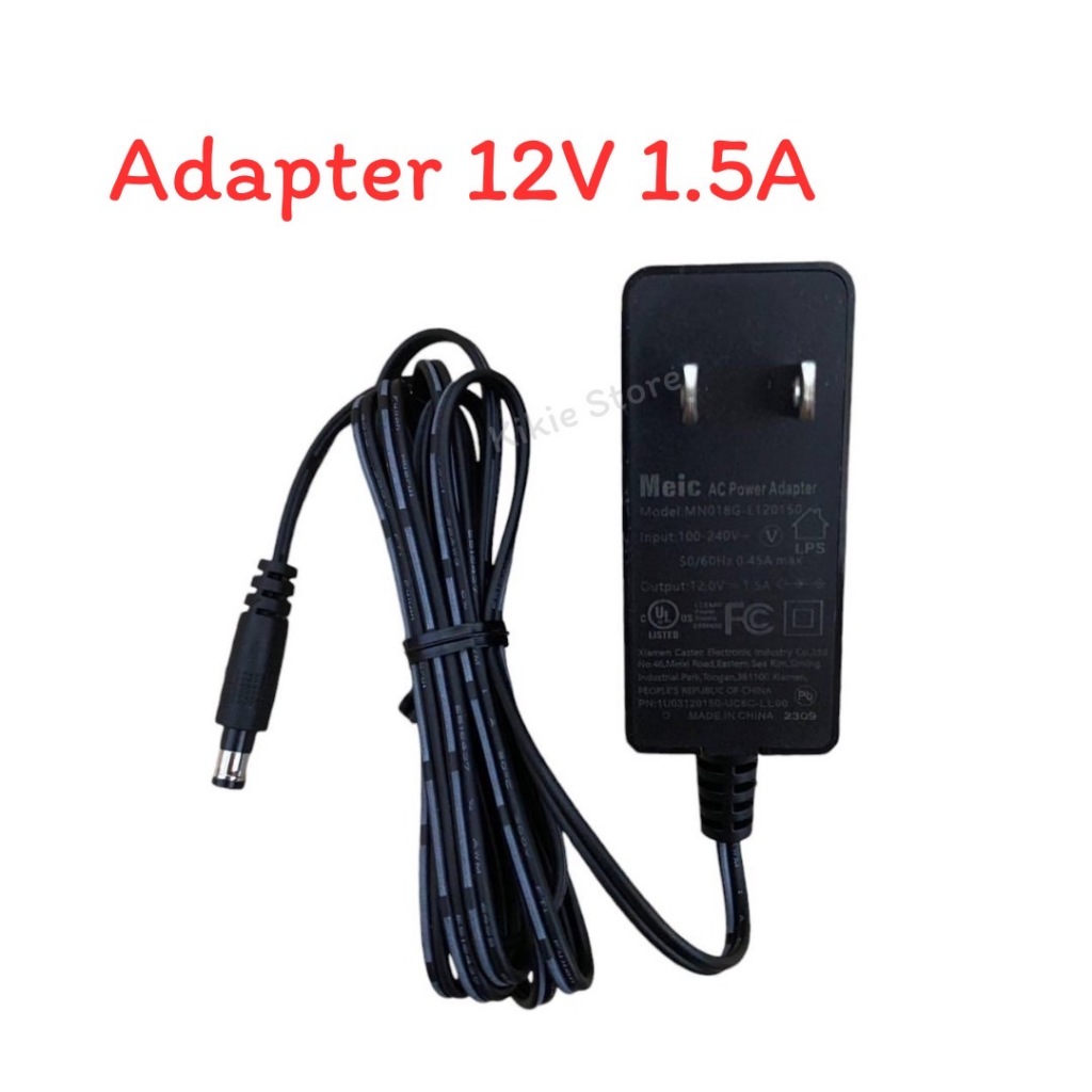 Adapter (คละยี่ห้อ) 12V 1.5A สินค้ามือ1/มือ2