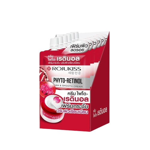 (กล่องx6ซอง) Rojukiss Phyto Retinol Firm And Smooth Cream โรจูคิส ไฟโต เรตินอล เฟิร์ม สมูท
