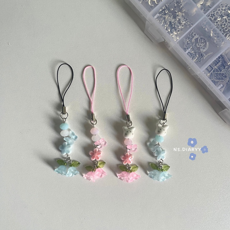 สายห้อยโทรศัพท์สีหวานน่ารัก🌸