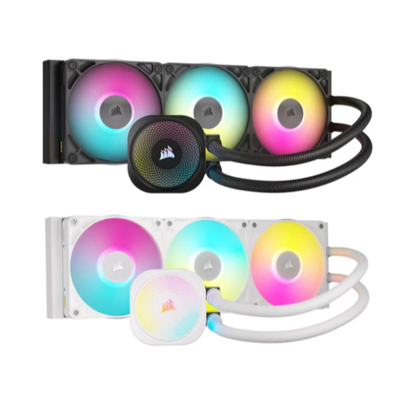 AIO CORSAIR iCUE LINK TITAN 360 RX RGB LIQUID CPU COOLER BLACK WHITE CW-9061021-WW