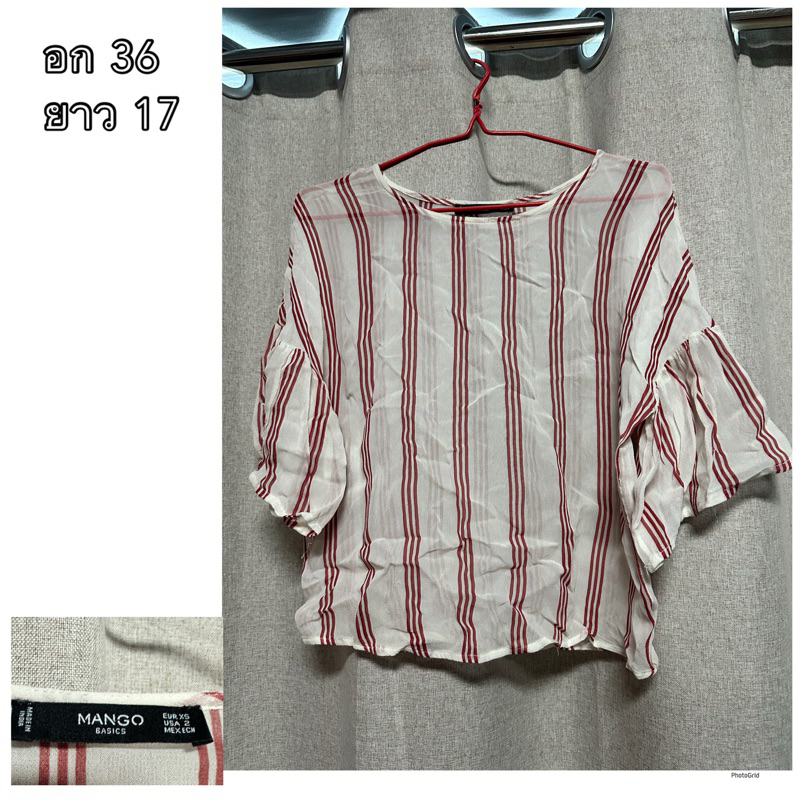เสื้อคอกลม แบรนด์ MANGO