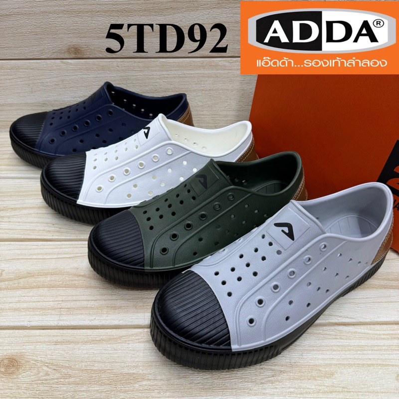 ADDA 5TD92 -M1 รองเท้าสวมหุ้มส้น ลำลอง 7-10 นุ่มสบาย ไม่ปวดเข่า
