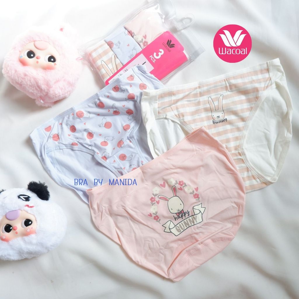 WACOAL PANTY กางเกงใน ผู้ใหญ่ แพ็ค 3 ชิ้น ราคาเต็ม 690 .- / แพ็ค