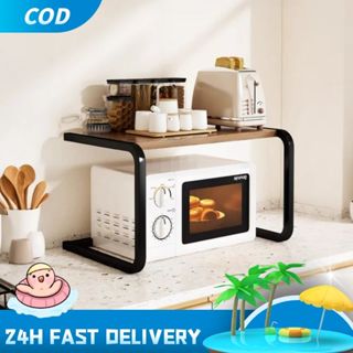 A Fish🐟(มีพร้อมส่ง)ชั้นวางของบนไมโครเวฟ ชั้นวางอเนกประสงค์ ป…