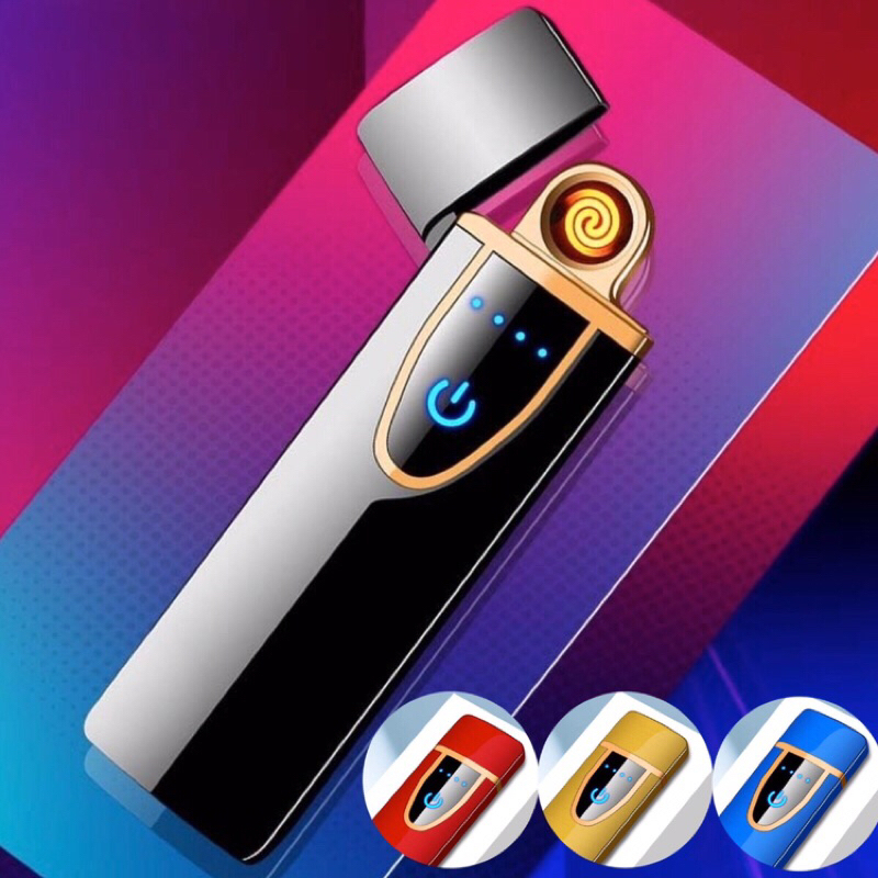 ที่จุดไฟแบบไฟฟ้า แบบใหม่ ระบบขดลวดความร้อน ชาร์จไฟแบบ USB