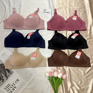เสื้อชั้นในเต้าใหญ่ คัพ D,E 3ตะขอ ไร้โครง บราสําหรับสาวทรงใหญ่เนื้อเยอะ ฟองน้ำบาง พอดีกับรูปร่าง วัสดุคุณภาพดีเก็บ ข้างก