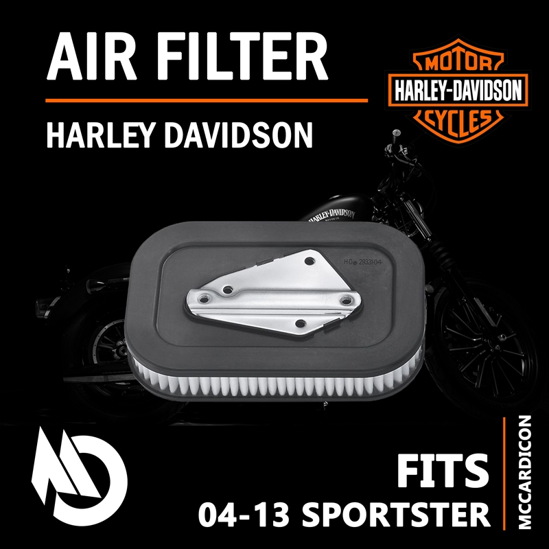 กรองอากาศ แท้ (Air Filter) ฮาเลย์ เดวิดสัน Harley-Davidson (29331-04) สำหรับ Sportster ปี 04-13