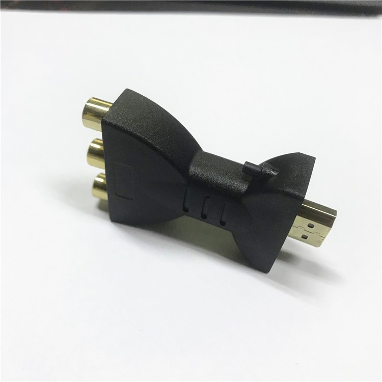 อะแดปเตอร์คอมโพสิตที่เข้ากันได้กับกล่องทีวี HD 1080P RCA AV เป็น HDMI AV2HDMI kabel Audio Video HDMI เป็น AV ด้วยสาย USB