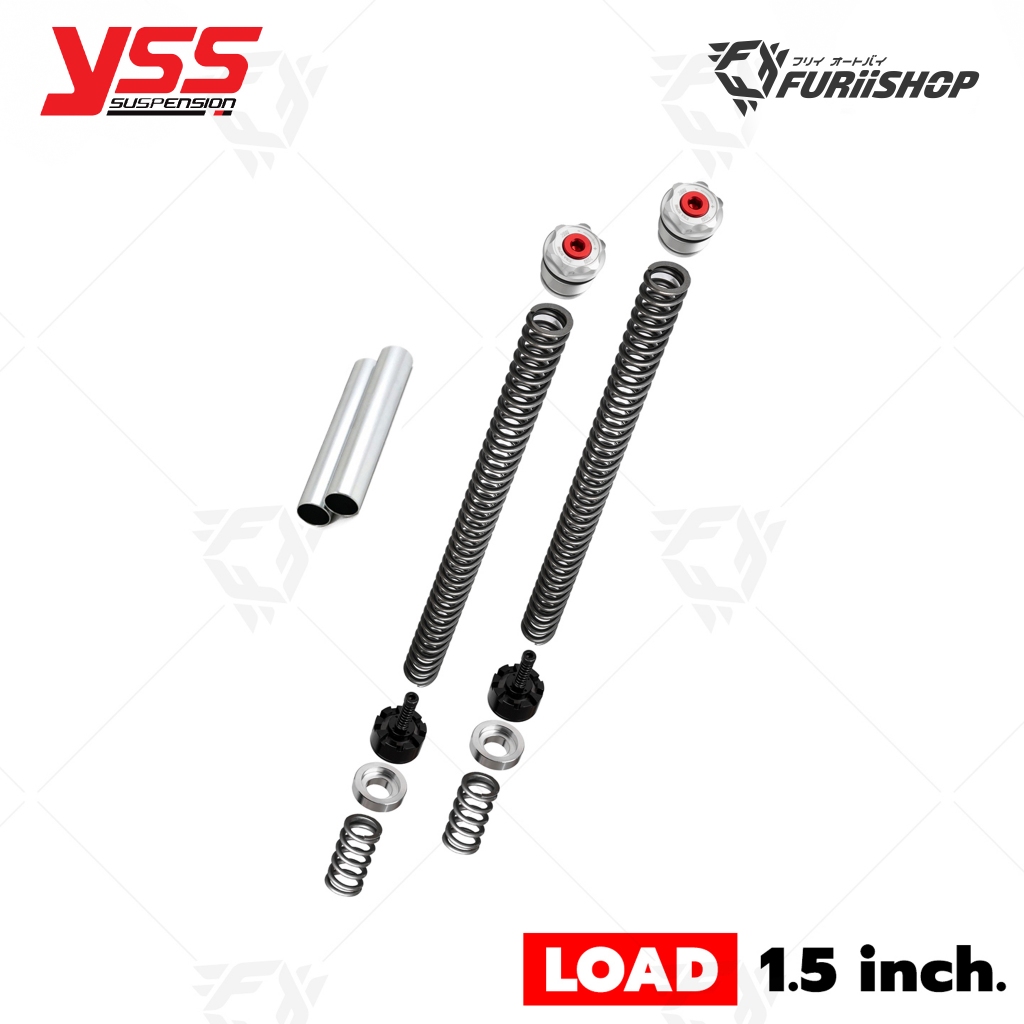 สปริงโช๊คหน้า YSS UPGRADE KIT LOAD1.5 FOR HONDA PCX160 22 (Y-FCC26-KIT-01-038) (คู่)