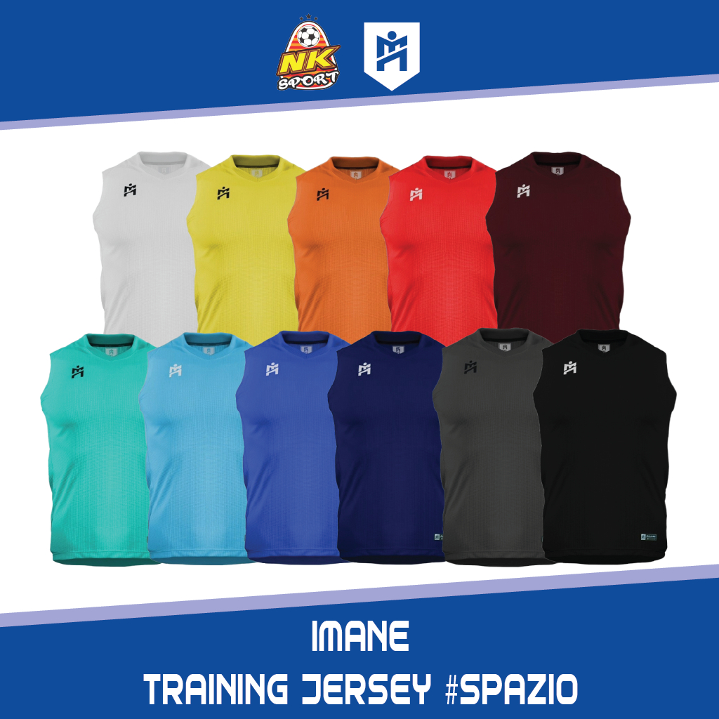 IMANE เสื้อกีฬาแขนกุด IMA5002 รุ่น SPAZIO ออกแบบให้เหมาะกำการเล่นกีฬาทุกประเภท ผ้า WAFFLE สวมใส่เย็นสบาย