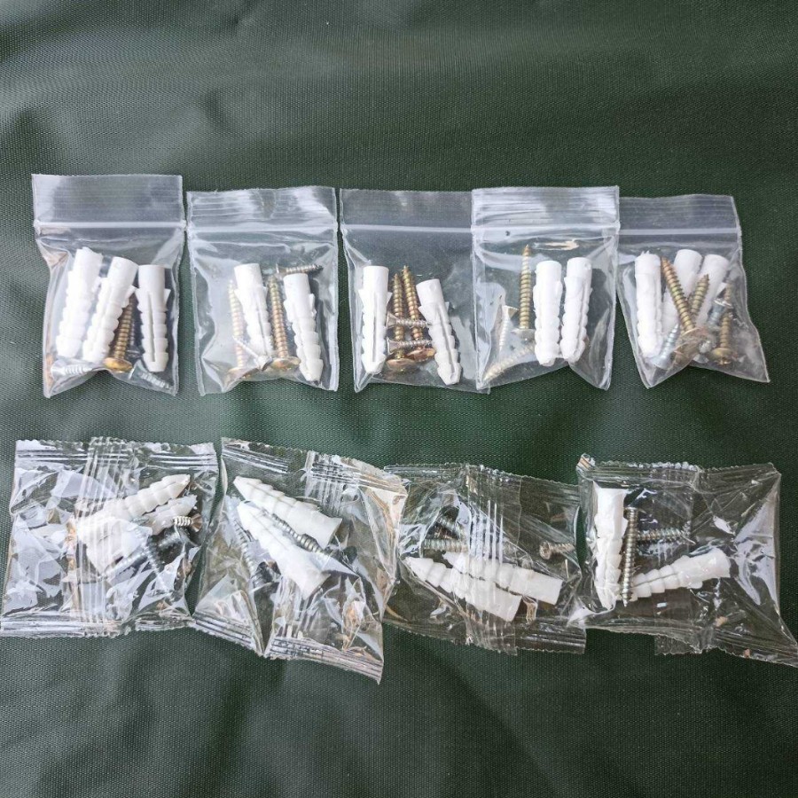 พุกพลาสติก+สกรูเกลียวปล่อย สกรู12แถมพุก12 เบอร์ 7ยาว1นิ้ว พุกPVC พุกพลาสติกพร้อมสกรูเกลียวปล่อย - รูปที่ 3