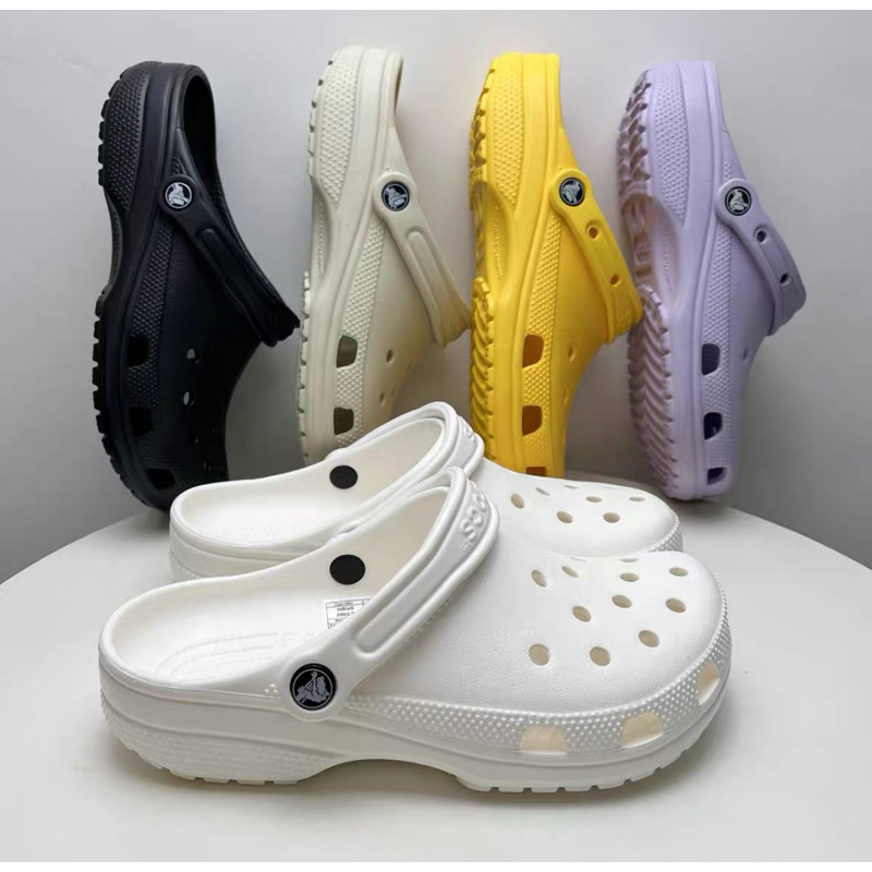 Crocs Lite Ride Clog รองเท้าแตะ แบบลำลอง มาใหม่สุดฮิต ใส่ได้ทุกเพศ มีส่วนลดราคา