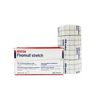 Fixomull Stretch 10cm. x 2m. ฟิกซ์โซมูล สเตรทซ์ แผ่นปิดแผลเอนกประสงค์ ขนาด 10ซม. x 2เมตร