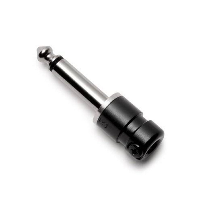 หัวแจ็คแบบตรงขนาดเล็กกว่าปกติ ประหยัดพื้นที่ Squareplug SPS5BK Short Body Straight TS Connector