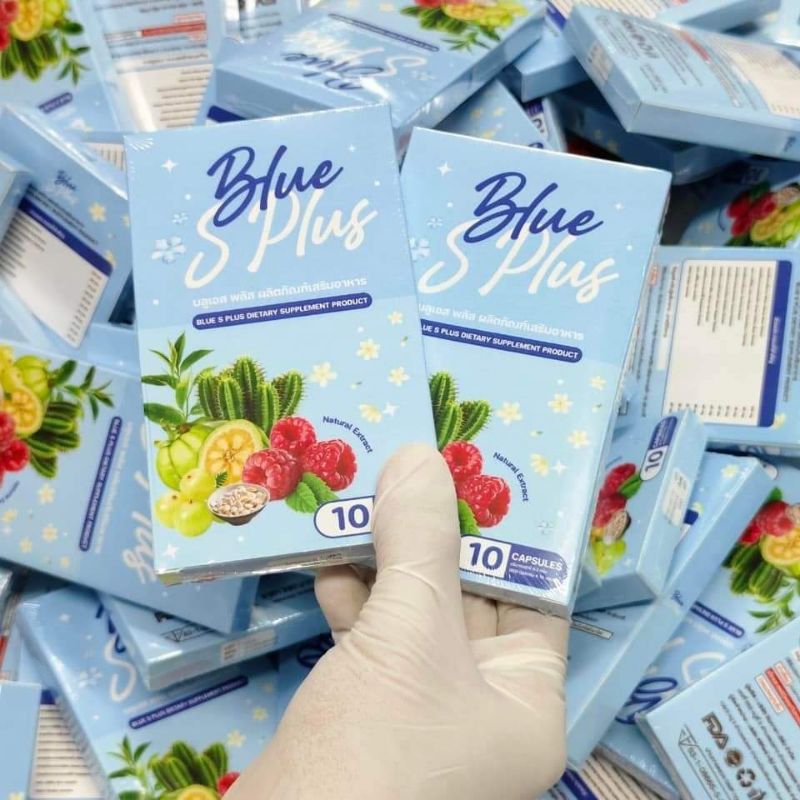 ผลิตภัณฑ์เสริมอาหาร BLUE S PLUS ( 1 กล่องมี 10 แคปซูล )