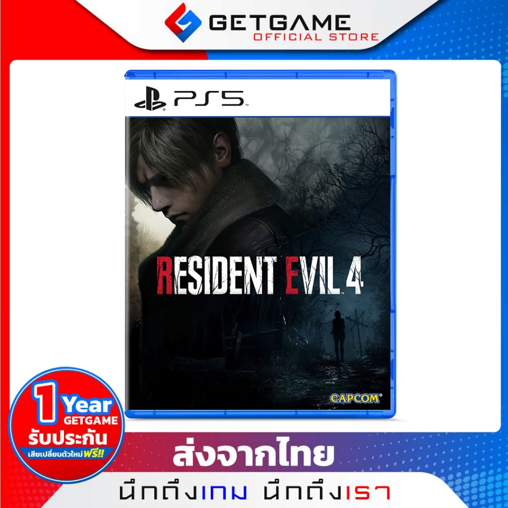 Resident Evil 4  มือ2 แผ่นเกมPS5 แผ่นเกมมือสอง