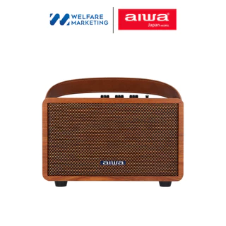 [ผ่อน 0%] AIWA Retro Bluetooth Speaker ลำโพงบลูทูธพกพา BASS++